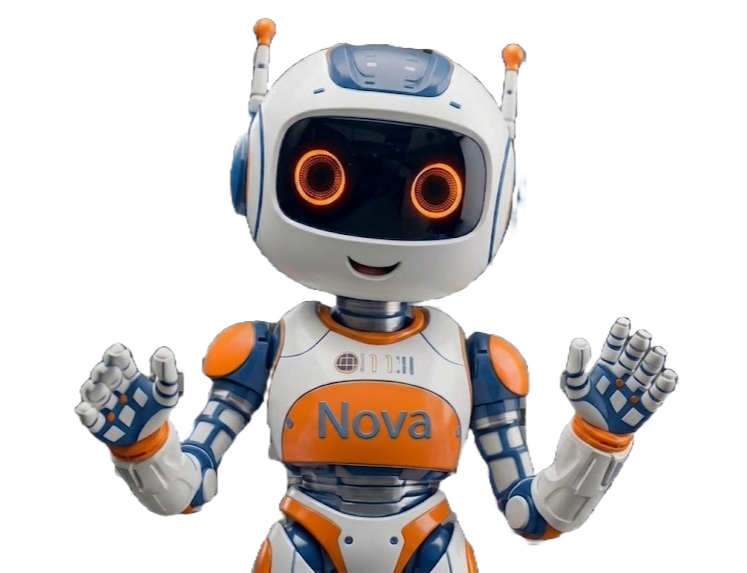 Nova the AI tutor mascot